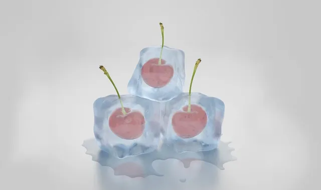 eiswürfel gezeichnet viele